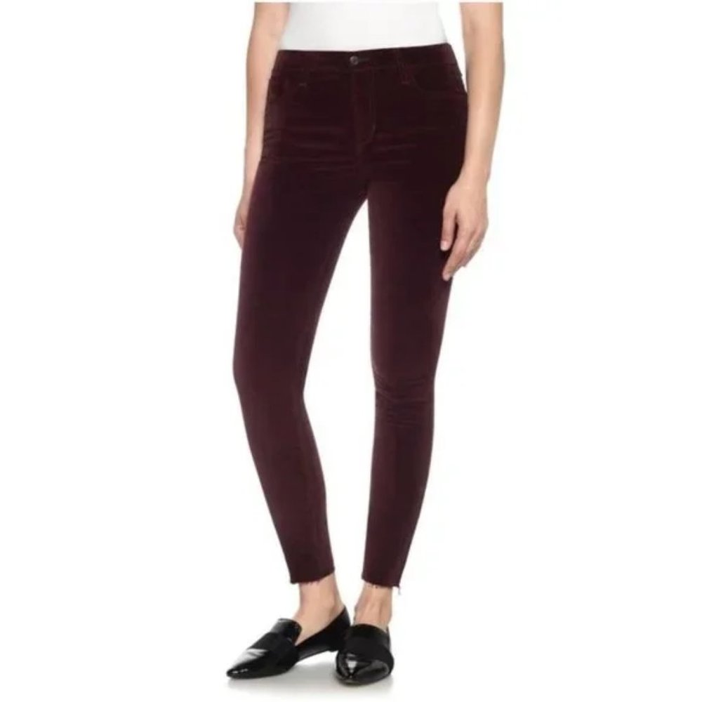 Joe's Jeans Icon Velvet Ankle Skinny Pants